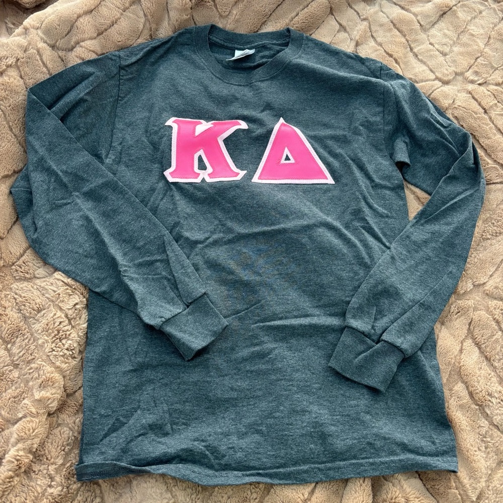 Kappa Delta Greek Letters Long Sleeve Small